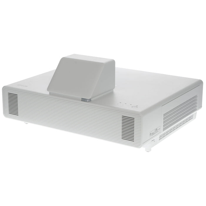 【中古品】EPSON EB-800F ビジネスプロジェクター(超短焦点壁掛け対応モデル/レーザー光源/5000lm/Full HD/ホワイトモデル)