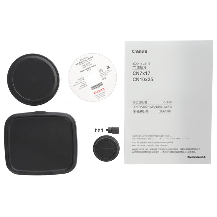 【中古品】Canon CN7X17 KAS S/E1 シネマレンズ(CINE-SERVOレンズ/EFマウント)