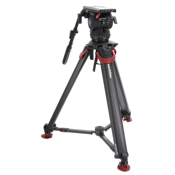 【中古品】Sachtler VIDEO18 S2 + Tripod flowtech 100 MS（5585） ビデオ三脚