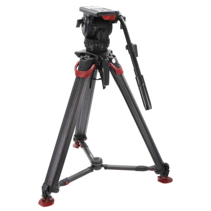【中古品】Sachtler VIDEO18 S2 + Tripod flowtech 100 MS（5585） ビデオ三脚