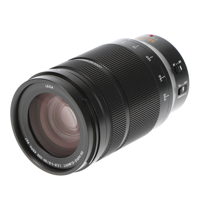 【中古品】Panasonic H-ES50200 LEICA DG VARIO-ELMARIT 50-200mm/F2.8-4.0 ASPH./POWER O.I.S.