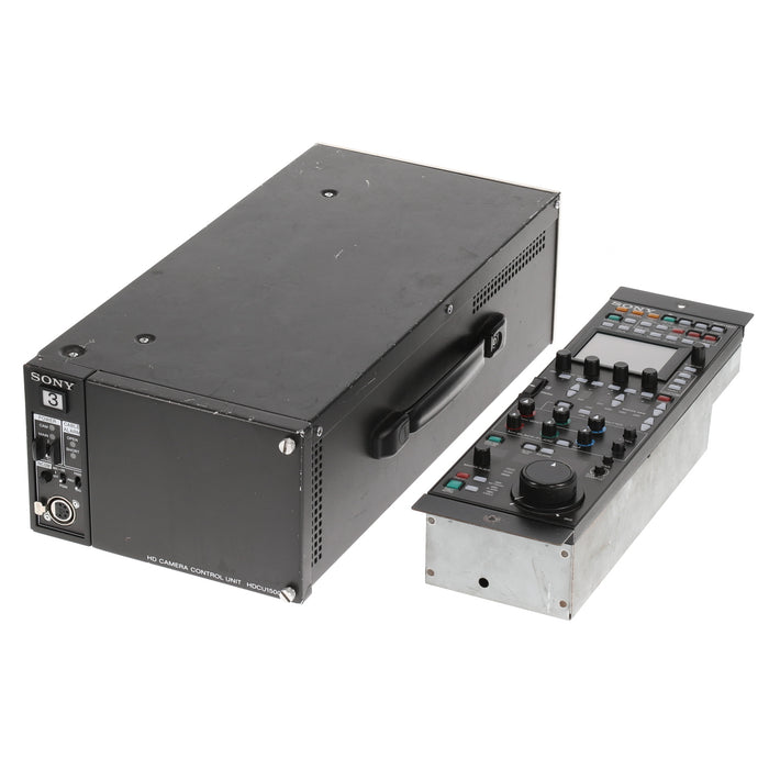 【中古品】SONY HDC-1600 ＋ HDCU-1500 ＋ RCP-1501 マルチフォーマットポータブルカメラ ＋ カメラコントロールユニット