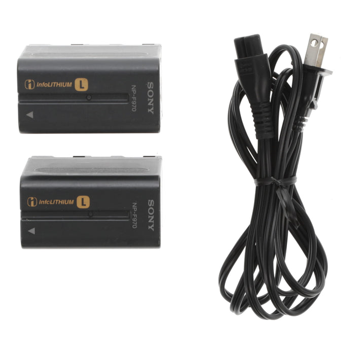 【中古品クリアランスセール】【中古品】SONY AC-VQ1051D ACアダプター/チャージャー(バッテリーパック2個付属)