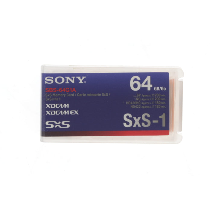 【中古品】SONY SBS-64G1A SxS-1メモリーカード 64GB