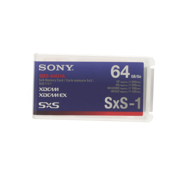 【中古品】SONY SBS-64G1A SxS-1メモリーカード 64GB