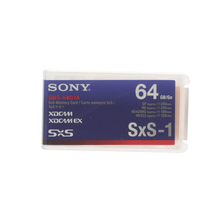 【中古品】SONY SBS-64G1A SxS-1メモリーカード 64GB