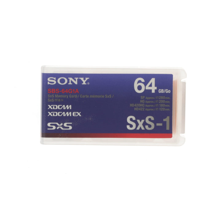【中古品】SONY SBS-64G1A SxS-1メモリーカード 64GB