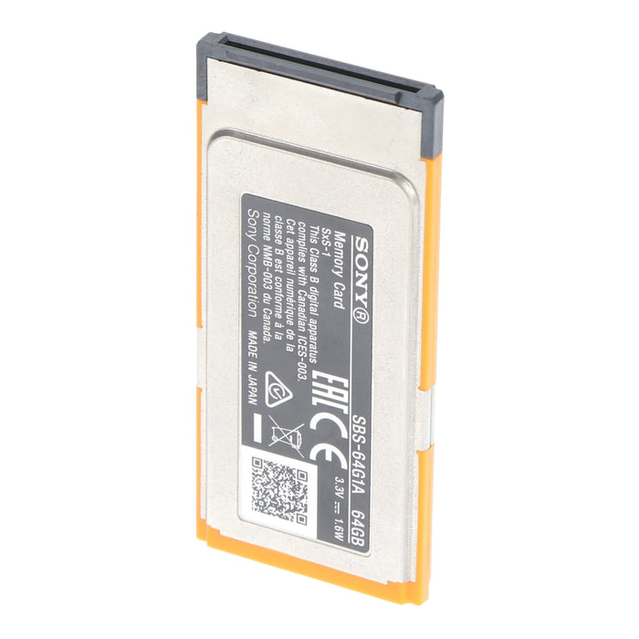 【中古品】SONY SBS-64G1A SxS-1メモリーカード 64GB