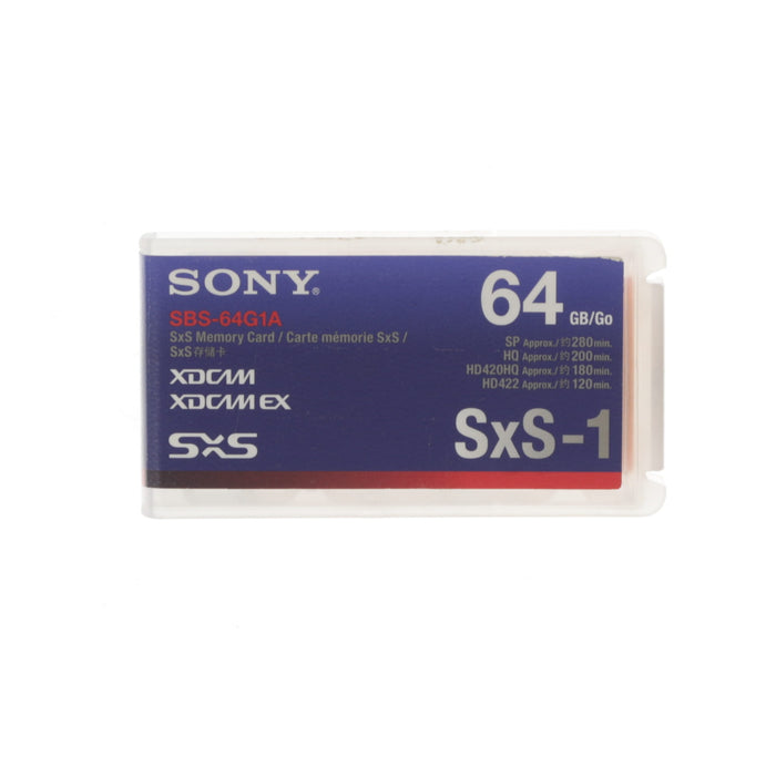 送料無料！ SONY SBS-64G1A 美品 64GB SxS PROメモリーカード ケース