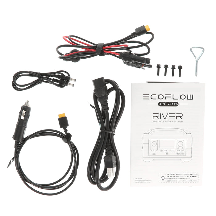 【中古品】EcoFlow EFRIVER600-jp RIVER 600 (エクストラバッテリー付属）
