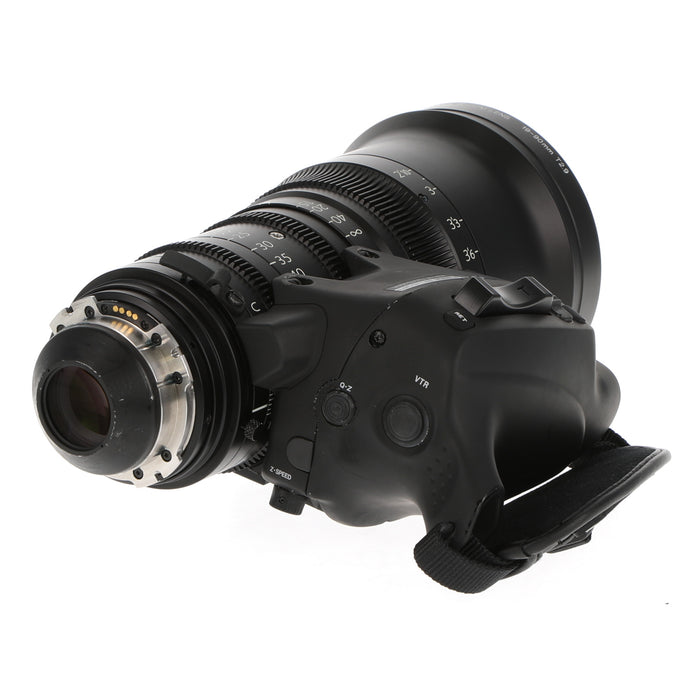 【中古品】FUJINON ZK4.7×19-SAFB ZK19-90mm T2.9(PLマウント/フィート表記/ドライブユニット付)