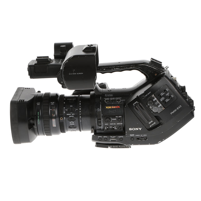 【中古品】SONY PMW-EX3 XDCAM EXカムコーダー(ジャンク品)