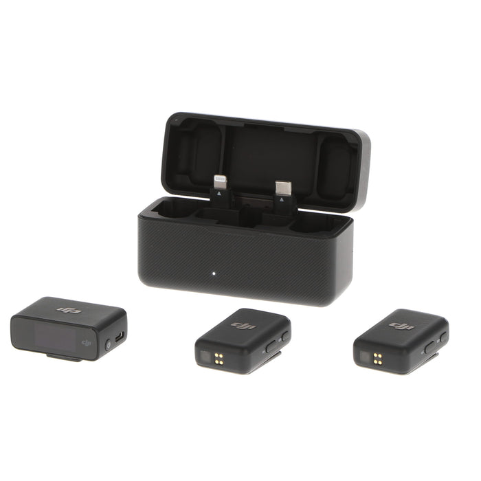 【決算セール2026】【中古品】DJI MICFCC DJI Mic(トランスミッター×2＋レシーバー×1＋充電ケース)