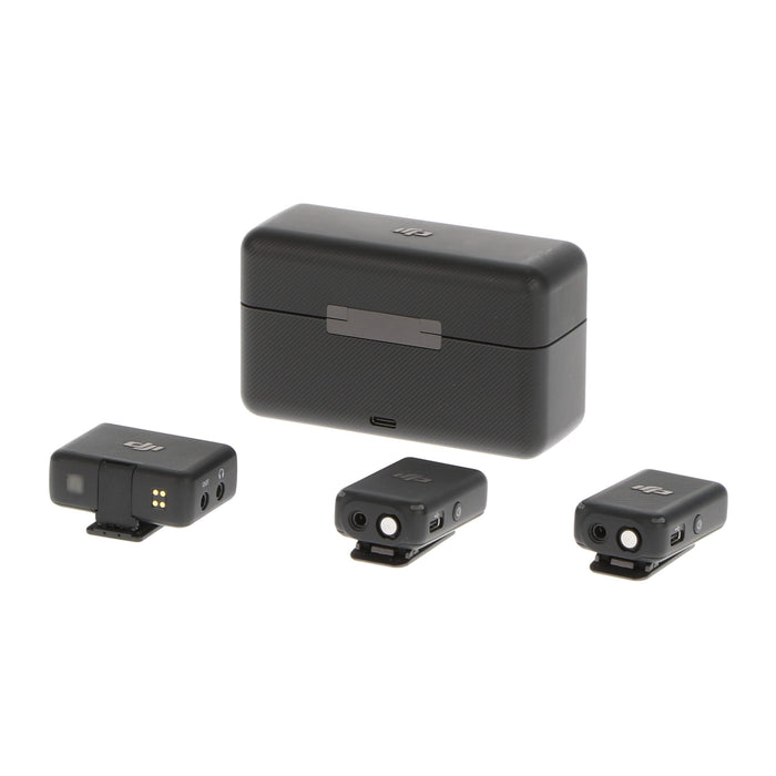 【決算セール2026】【中古品】DJI MICFCC DJI Mic(トランスミッター×2＋レシーバー×1＋充電ケース)