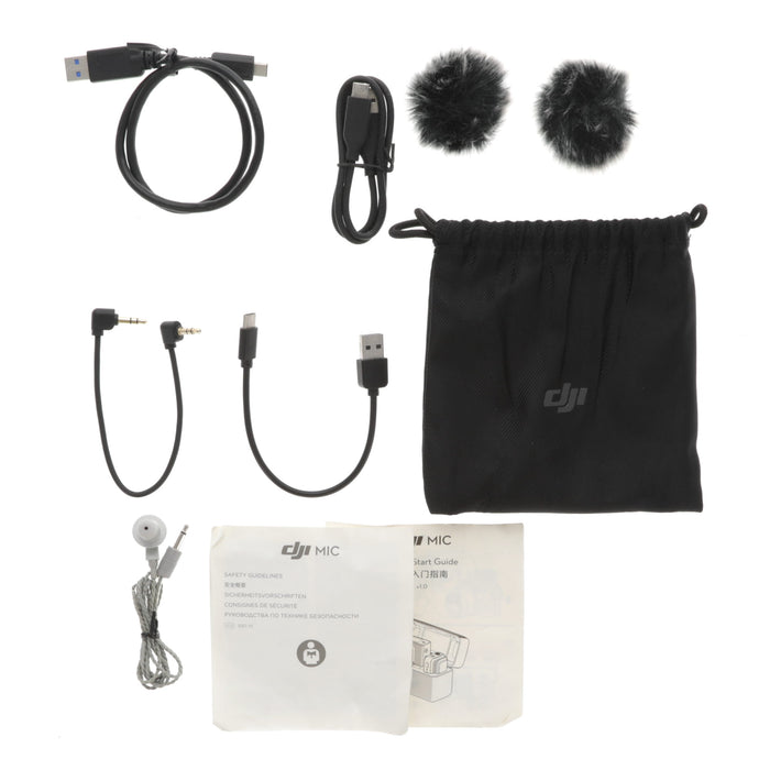 【決算セール2026】【中古品】DJI MICFCC DJI Mic(トランスミッター×2＋レシーバー×1＋充電ケース)