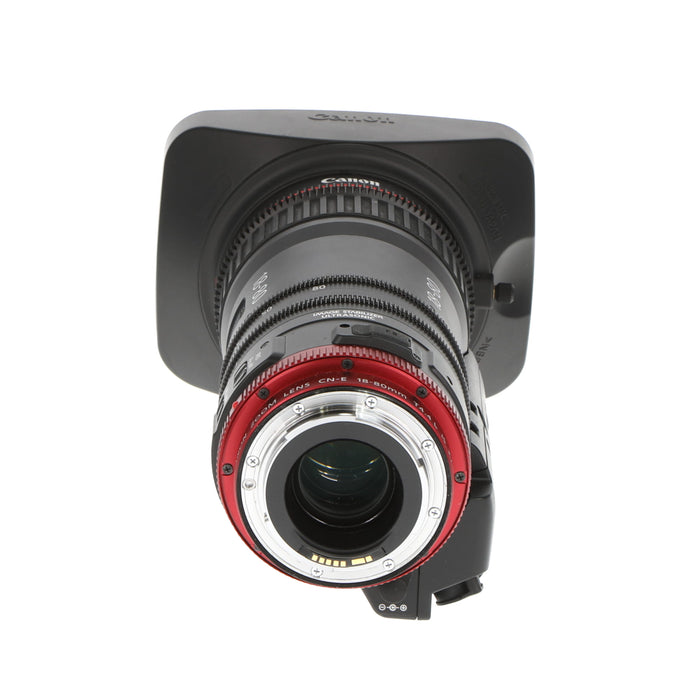 【中古品】Canon CN-E18-80mm T4.4 L IS KAS S (EF用) COMPACT SERVOレンズ