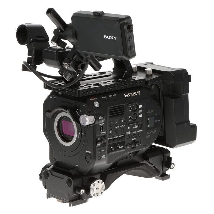 【決算セール2026】【中古品】SONY PXW-FS7M2 + XDCA-FS7 ＋ VCT-FS7 XDCAMメモリーカムコーダー(ボディのみ)(拡張ユニット/ライトウェイトロッドサポート付属)