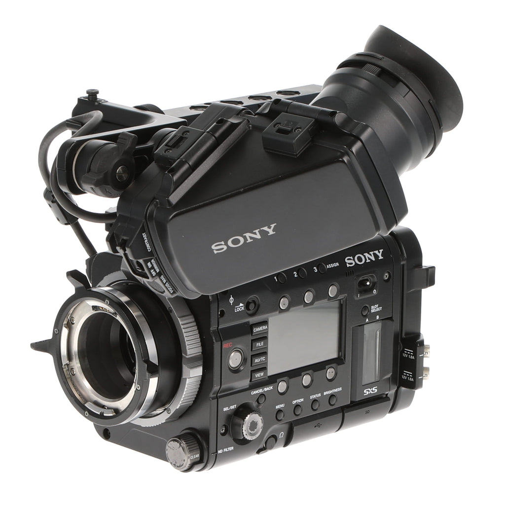 中古品】SONY PMW-F55 ＋ DVF-EL100 CineAlta 4Kカメラ(ビュー