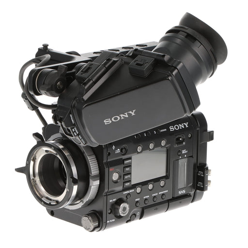 中古品】SONY PMW-F55 ＋ DVF-EL100 CineAlta 4Kカメラ(ビュー