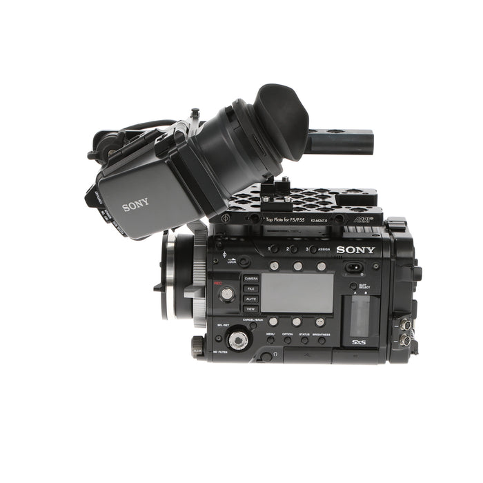 中古品】SONY PMW-F55 ＋ DVF-EL100 CineAlta 4Kカメラ(ビュー