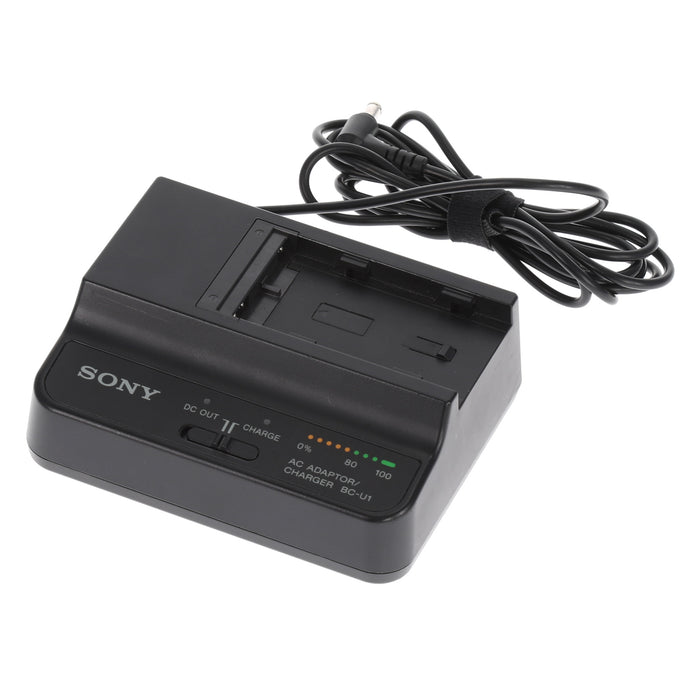 【中古品】SONY BC-U1 バッテリーチャージャー(バッテリーパック1個付属)
