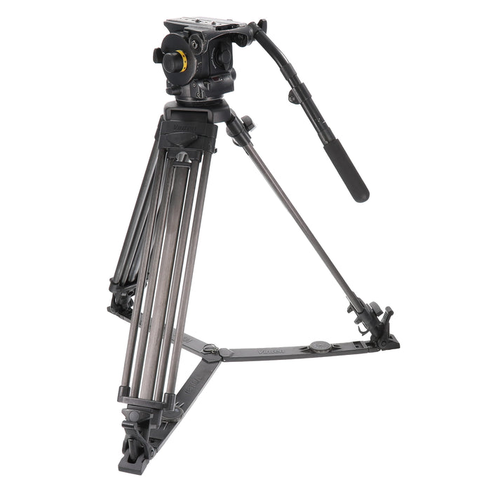 【中古品】Vinten VB100-CP2 ヴィジョン100システムパッケージ(カーボン製三脚/グランドスプレッダー)