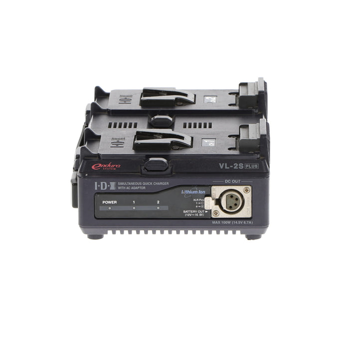 【決算セール2026】【中古品】IDX VL-2SPLUS ACアダプター機能付2チャンネル同時急速充電器