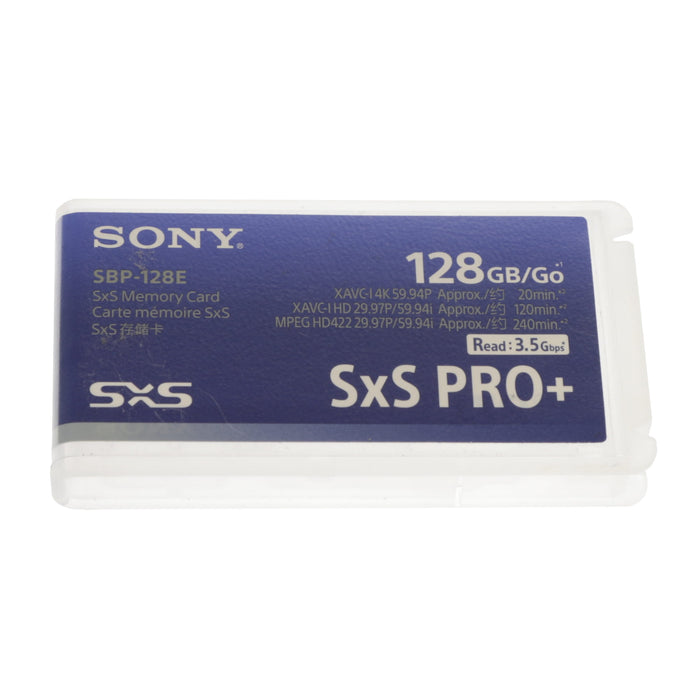 【中古品】SONY SBP-128E SxS PRO+ メモリーカード 128GB
