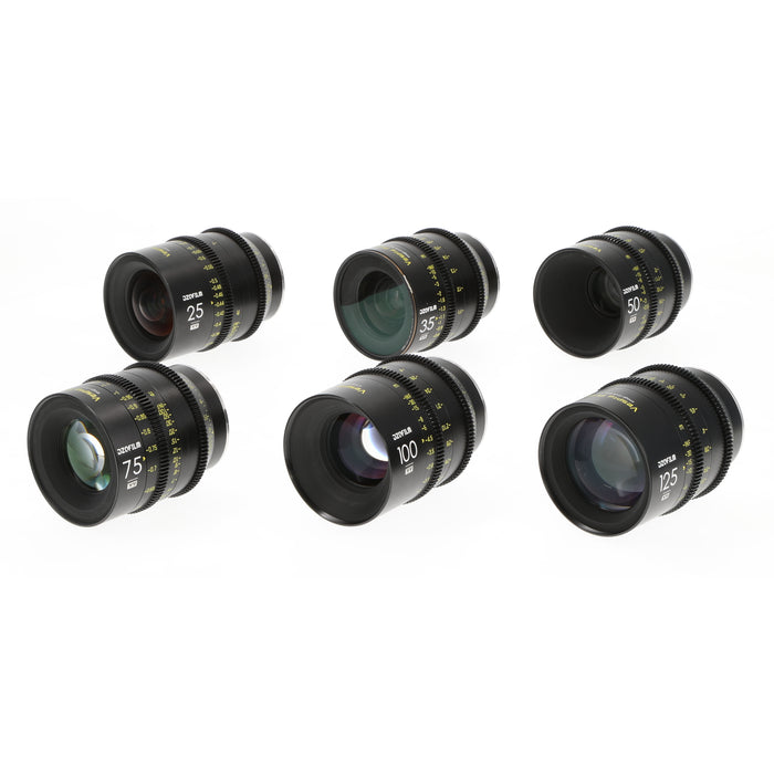 【決算セール2026】【中古品】DZOFilm Vespid Prime  6本セット(25/35/50/75/100/125mm/T2.1） Vespid Prime  6本セット(25/35/50/75/100/125mm/T2.1）