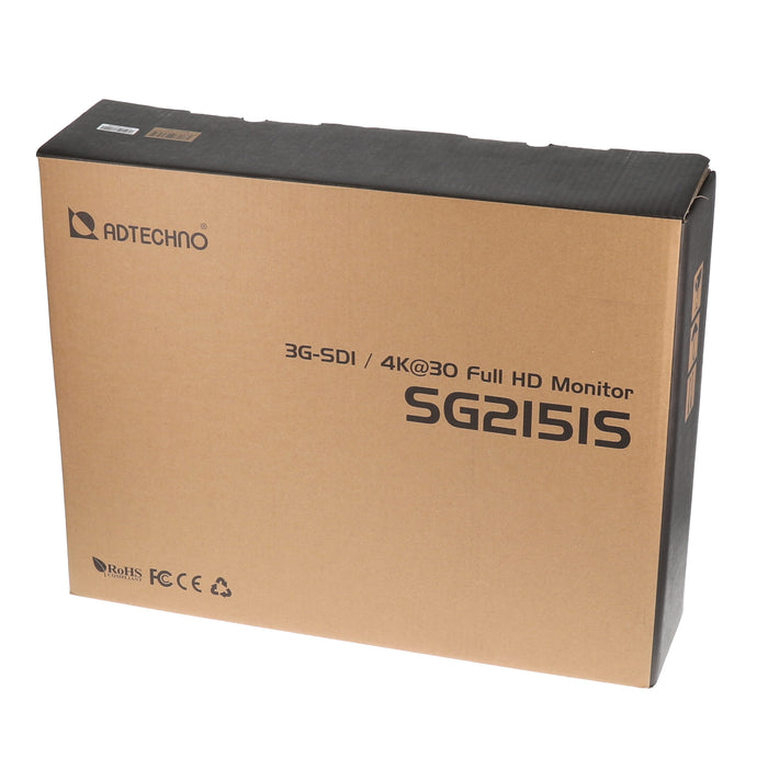 【決算セール2026】【中古品】ADTECHNO SG2151S ADTECHNO社製4K入力対応フルHD業務用ディスプレイ21.5型ワイド