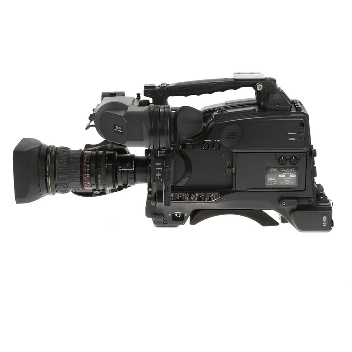 【中古品】SONY PDW-F355 + XS17×5.5BRM-M38 XDCAMメモリーカムコーダー + 業務用1/2インチHDレンズ(ジャンク品)