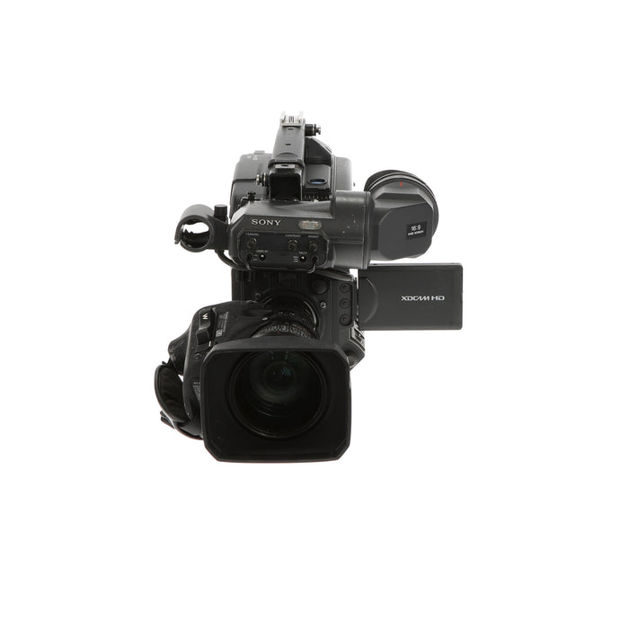 【中古品】SONY PDW-F355 + XS17×5.5BRM-M38 XDCAMメモリーカムコーダー + 業務用1/2インチHDレンズ(ジャンク品)