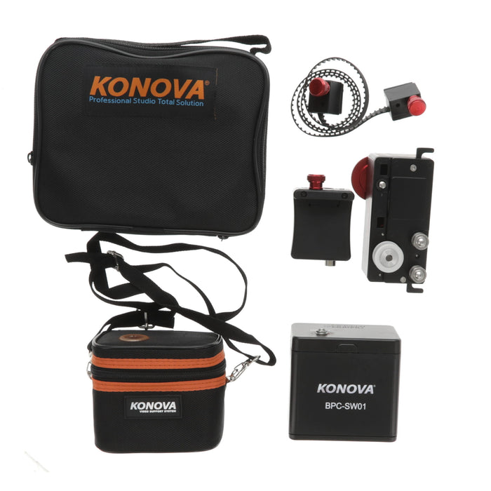 【決算セール2026】【中古品】KONOVA K3-80 + MOTORIZED SYSTEM + KSC-3X カメラスライダー（モーターライズシステム+スマートパンチルトコントローラー付属）