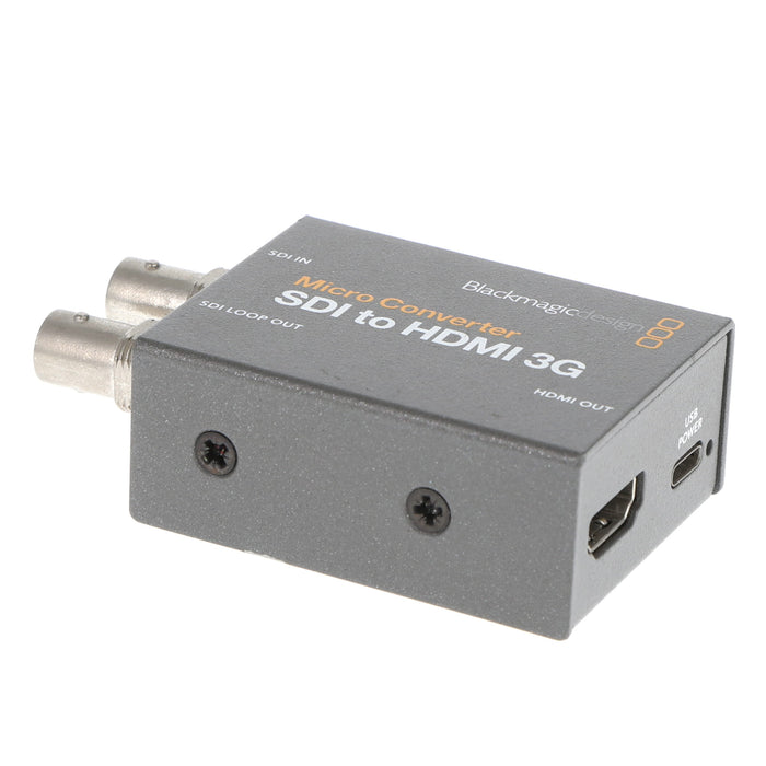 【中古品】BlackmagicDesign CONVCMIC/SH03G/WPSU Micro Converter SDI to HDMI 3G PSU(パワーサプライ付属)