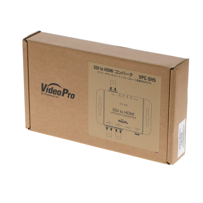 【中古品】VideoPro VPC-SH5 SDI to HDMIコンバーター(アップ・ダウンコンバート/フレームレート変換対応モデル)