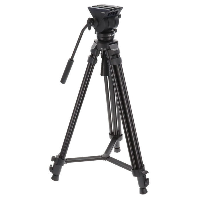 【中古品】Libec TH-X 小型ビデオカメラ用三段三脚(ジャンク品)