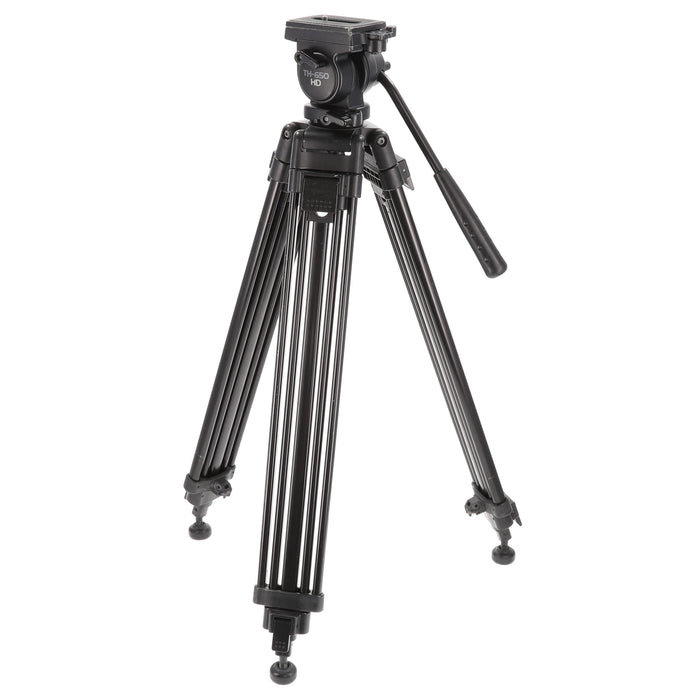 【中古品】Libec TH-650HD 小型ビデオカメラ用三段三脚(ジャンク品)