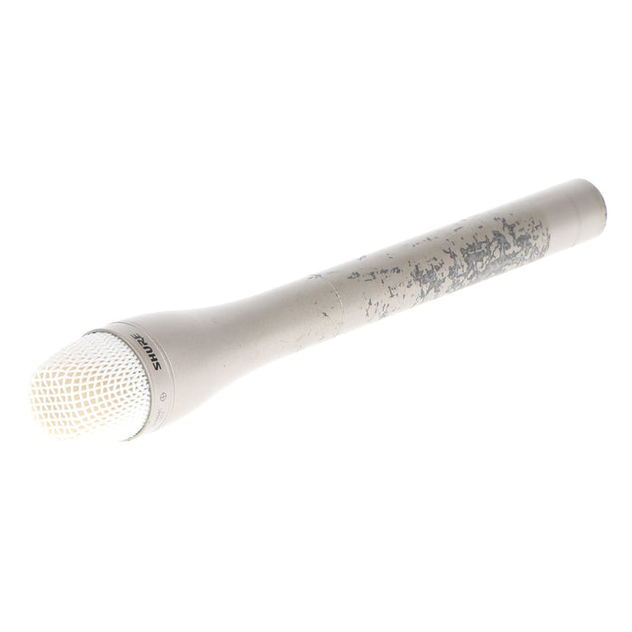 【中古品】SHURE SM63L ダイナミック型インタビューマイクロホン(ロング/シャンパンゴールド)