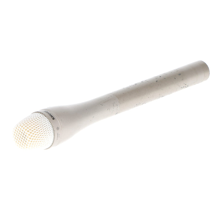 【中古品】SHURE SM63L ダイナミック型インタビューマイクロホン(ロング/シャンパンゴールド)