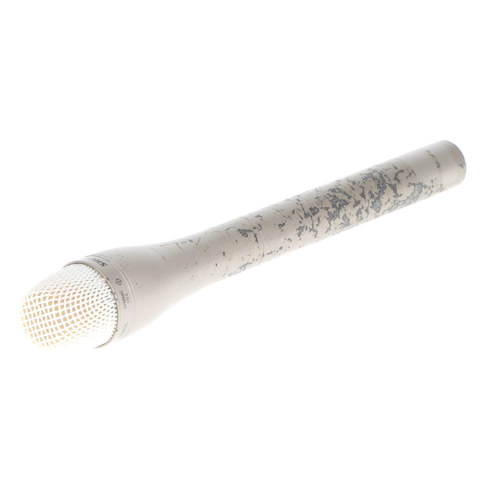 【中古品】SHURE SM63L ダイナミック型インタビューマイクロホン(ロング/シャンパンゴールド)