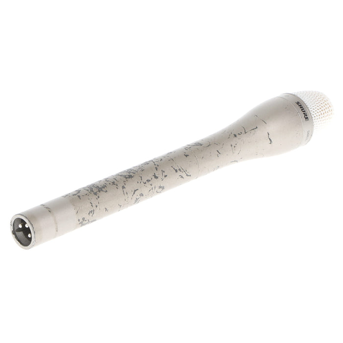 【中古品】SHURE SM63L ダイナミック型インタビューマイクロホン(ロング/シャンパンゴールド)