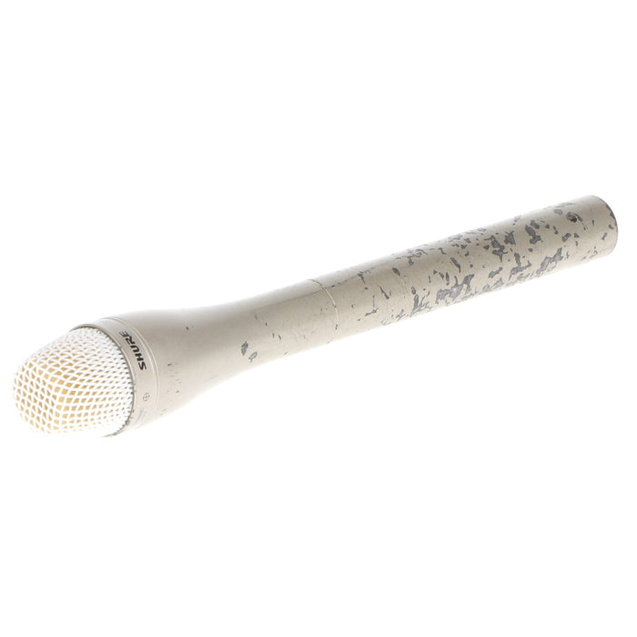 【中古品】SHURE SM63L ダイナミック型インタビューマイクロホン(ロング/シャンパンゴールド)