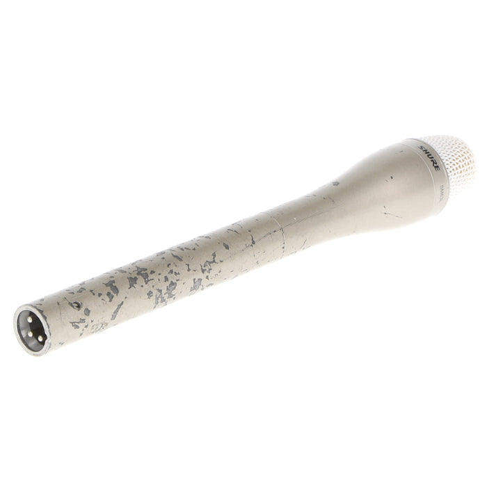 【中古品】SHURE SM63L ダイナミック型インタビューマイクロホン(ロング/シャンパンゴールド)