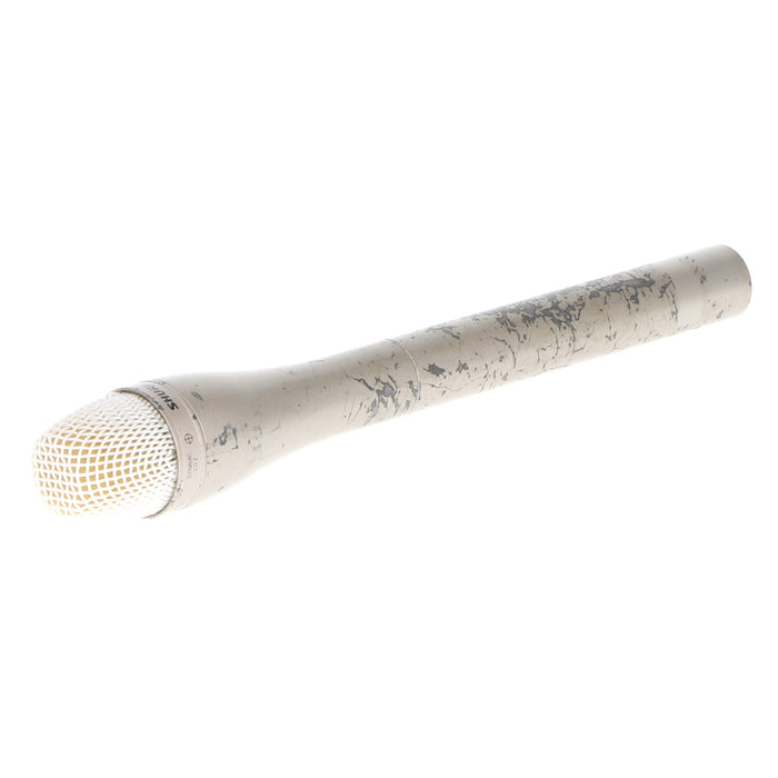 【中古品】SHURE SM63L ダイナミック型インタビューマイクロホン(ロング/シャンパンゴールド)