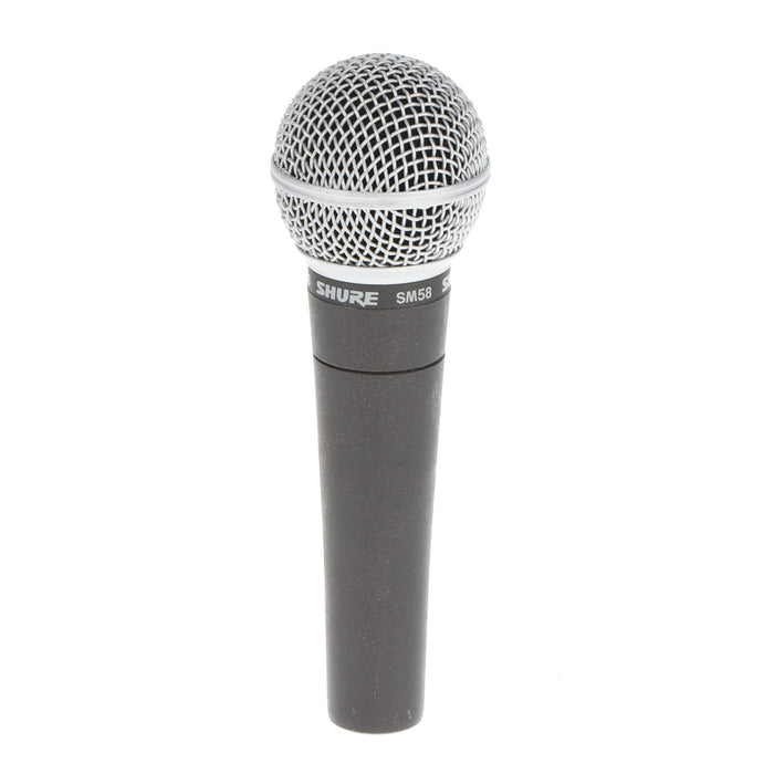 【中古品】SHURE SM58 ダイナミック型ハンドヘルドマイクロホン(スイッチ無)