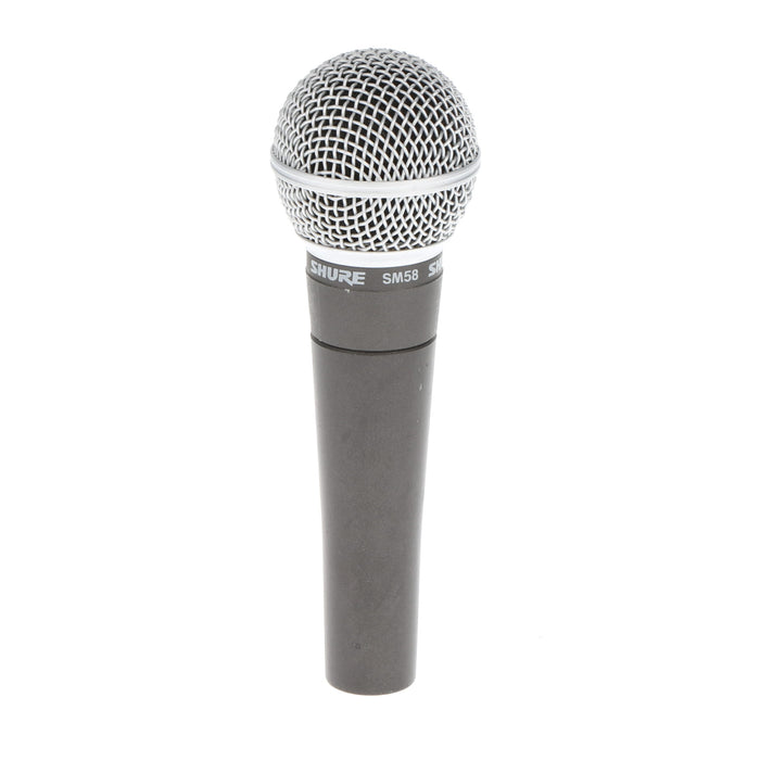 【中古品】SHURE SM58 ダイナミック型ハンドヘルドマイクロホン(スイッチ無)