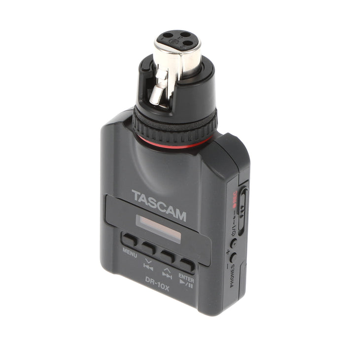 【決算セール2026】【中古品】TASCAM DR-10X XLRマイク用プラグオンマイクロリニアPCMレコーダー
