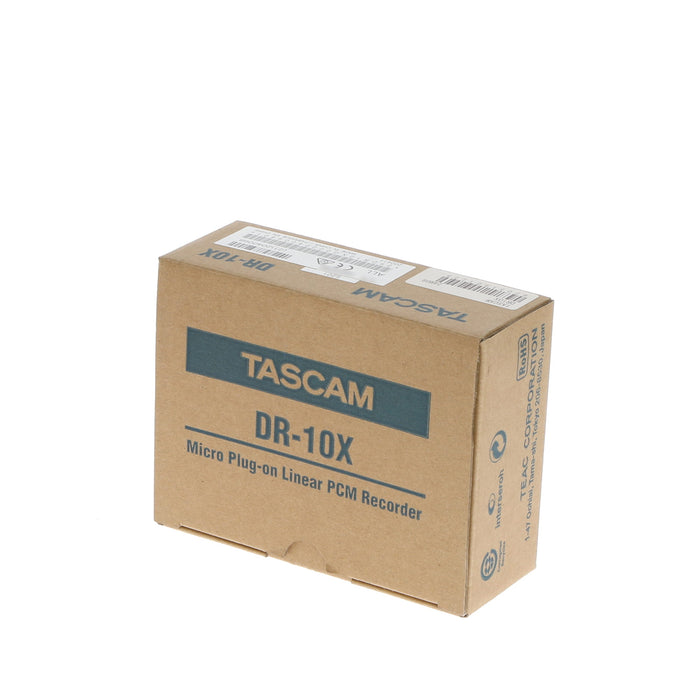 【決算セール2026】【中古品】TASCAM DR-10X XLRマイク用プラグオンマイクロリニアPCMレコーダー