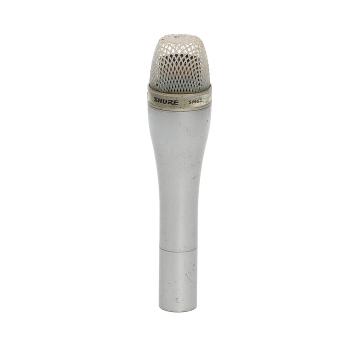 【中古品】SHURE SM63 ダイナミック型インタビューマイクロホン(ショート/シャンパンゴールド)