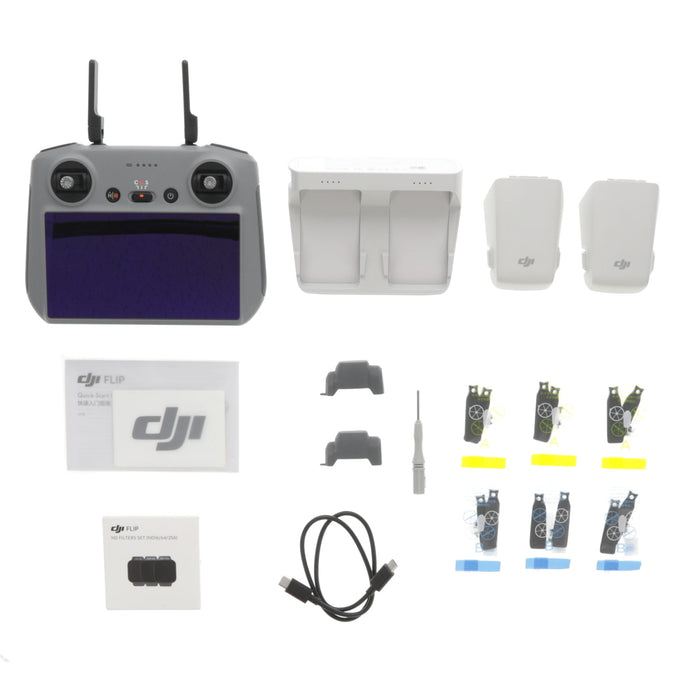【決算セール2026】【中古品】DJI WA141C DJI Flip Fly More コンボ(DJI RC 2 付属)[内蔵リモートID対応/事前登録無し]